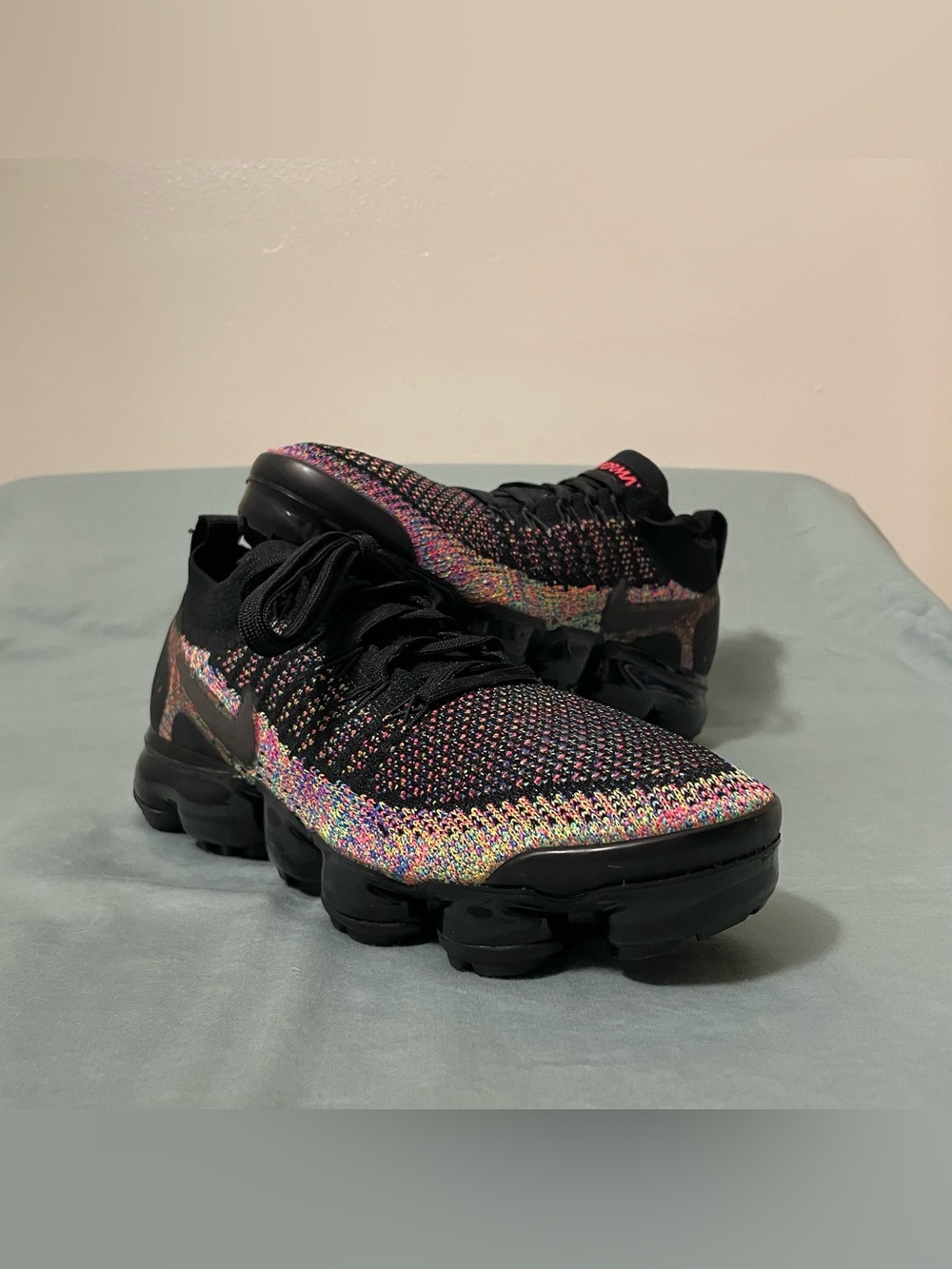 Nike Air VaporMax Flyknit 2 Black Multi Color